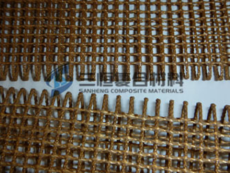 Grid conveyor belt joint (cow nose joint)